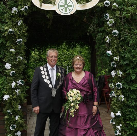 Königspaar Wilfried I. und Bärbel II. Lange