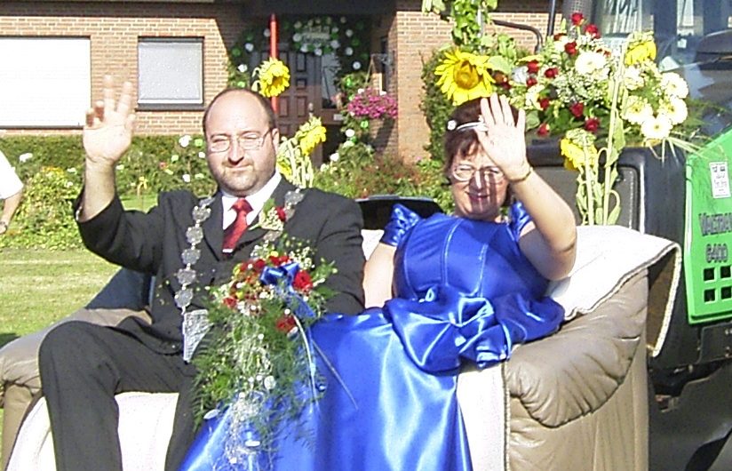 Königspaar Franz-Willi I. Janßen und Petra II. Hoffmann