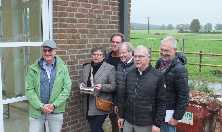 Grundsteinlegung des Dorfgemeinschaftshauses